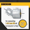 VIVIDA 1-5/8" Top Rail End for Chain Link Fence, Rail