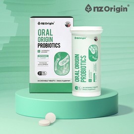 Oral Origin 1 Billion CFU Guarantee Oral-Derived Probiotics Gum 30 Tablets Total 1 Month Supply USA Mouth Teeth Bad Breath Denti Probiotics / 오랄 오리진 10억보장 구강 유래 유산균 잇몸 30정 총1개월 미국 입속 치아 입냄새 덴티 프로바이오틱스