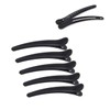 Baluue 12pack Black Matte Smooth Surface Hairpin Edge Clip Clip