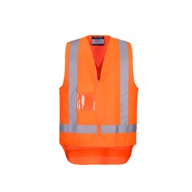 Portwest Men's HI-Vis Vest, Orange, 5X-Large UK