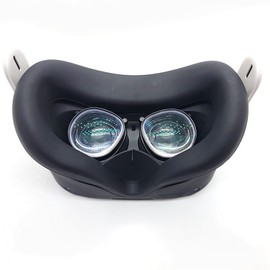 Growalleter VR Lens Protector Frames for Meta Quest 2/3S Accessories, Magnetic Eye Glasses Spacer Compatible with Quest 2/Quest 3S Lenses, Metal frames (for Quest 2/3s - With anti-blue light lenses)