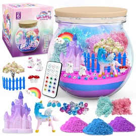 CS COSDDI Unicorn Gifts for Girls Age 3-9, Craft Kits for Kids Age 3-8 Unicorn Toys Girls Birthday Presents, Toys for 3 4 5 6 Olds Girls Make Your Own Night Light Birthday Christmas Gifts for Kids