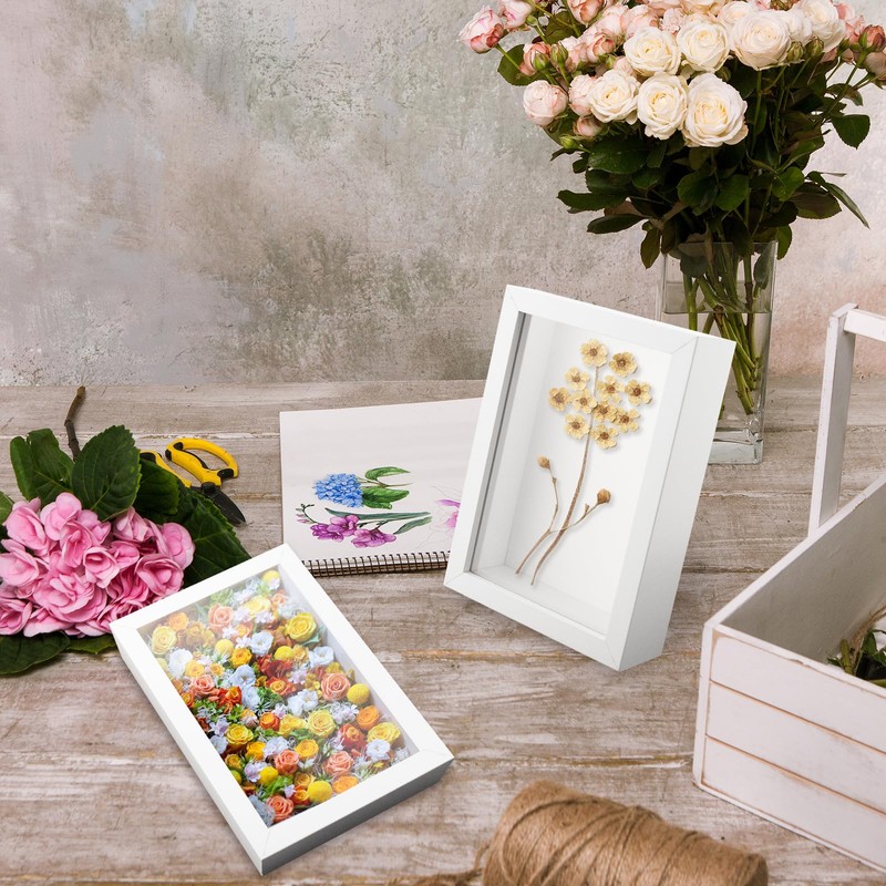 6 Pack 4 x 6 Inches Shadow Box Frame, Small