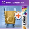 EVÄM Multivitamin Effervescent Tablets, Orange Flavour, 2 x 20 Pieces,