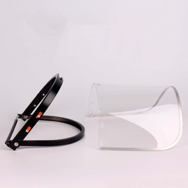 predolo Face Shield Aluminum Bracket for Hard Hat Accessories Universal Convenient Installation Replaces Parts Transparent Visor, PC Screen