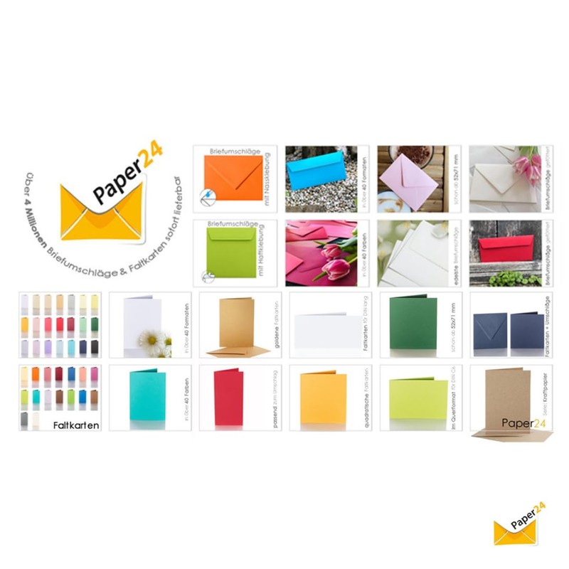 Karten und Co. Square Envelopes 155 x 155 mm Purple