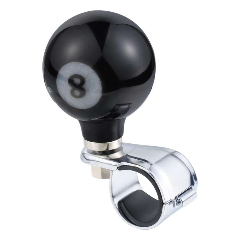 Abfer 8 Ball Steering Wheel Suicide Spinner Knob Car Turning