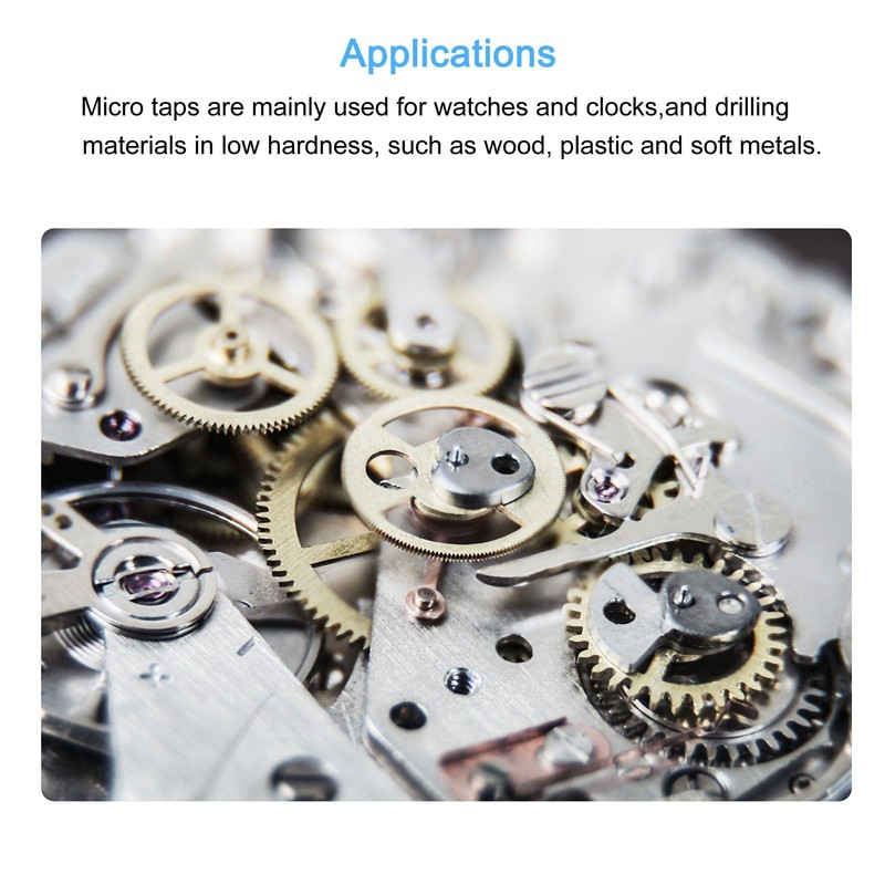 sourcing map Thread Tap Metric M1.6 x 0.35, Titanium Coated