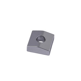 DIAO79NI 3Pcs Electric Guitar Locking Nut Clamp with Hexagon Screws for Floyd Rose Tremolo Bridge Parts (Chrome)