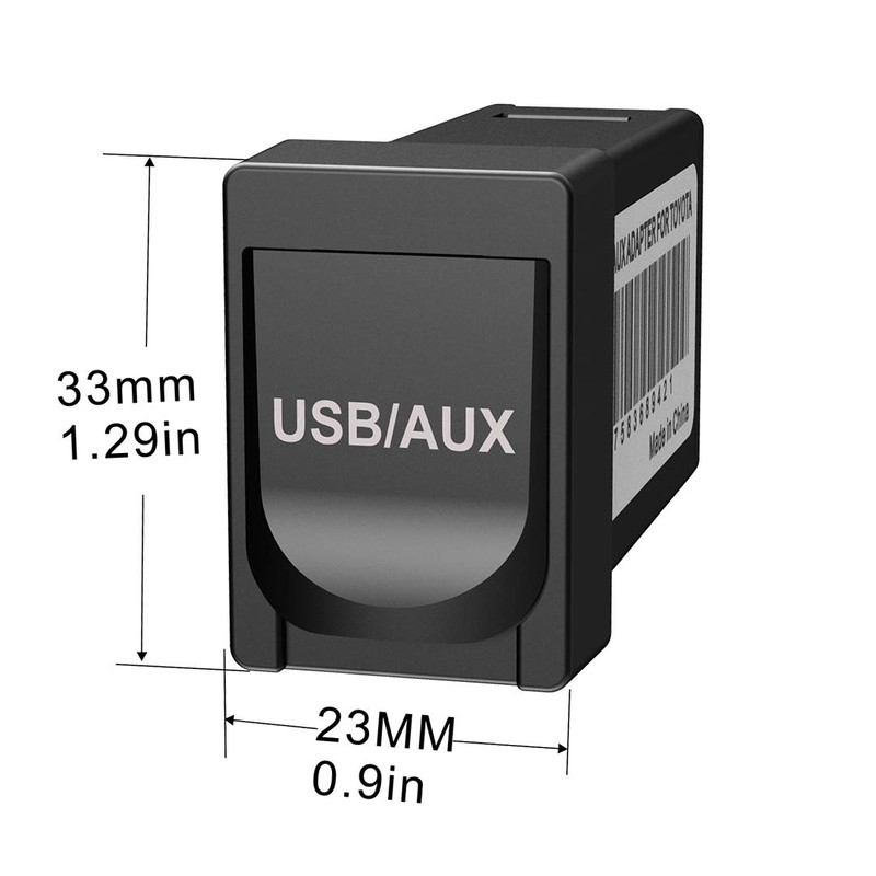 CHELINK USB AUX Flush Mount - Car Dashboard Panel Jack