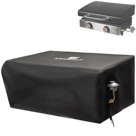 Griddle Cover for Blackstone 22 inch Griddle with Hood, Heavy Duty Waterproof Gas Grill Cover Fits Blackstone Griddle, Weather Resistant Tabletop Griddle Cover Outdoor BBQ Grilling Accessories