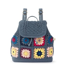 The Sak Sayulita Backpack - Hand Crochet Women's Backpack for Everyday & Travel - Daypack With Adjustable & Removable Straps