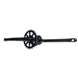 Elite BMX Crankset – 1pc& 3pc Options, High-Strength Alloy, Fits Pee Wee, Stealth, Destro, Bandits & Outlaw Bikes – Lightweight & Durable BMX Crank Arms (Stealth 1pc Crankset)