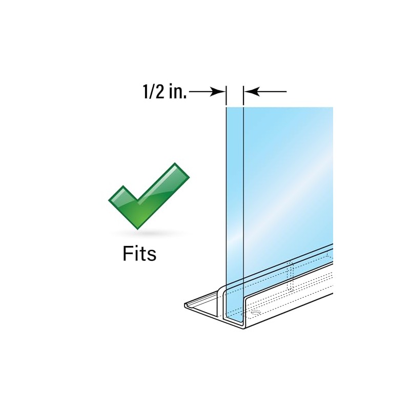 Prime-Line M 6067 Clear Nylon, Tub and Shower Enclosure Bottom