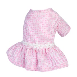 CuteBone Dog Pink Dresses Puppy Girl Skirt Pet Winter Clothes Doggy Dress Cat Outfits Apparel LTD02L
