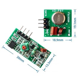 433 Mhz RF Transmitter and Receiver Module Link Kit for ARM/MCU WL DIY 315MHZ/433MHZ Remote Control for arduino DIY Kit 3pcs