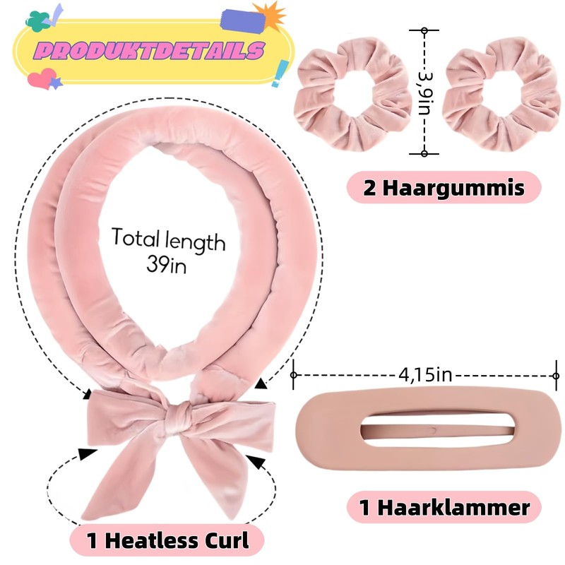 Ymoryiyi Heatless Curls Band
