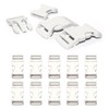 Ganzoo Snap Fastener Set of 10 Plastic Clip Fasteners for