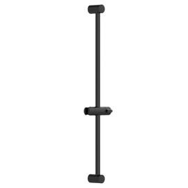 American Standard 1660730.243 Round Handheld Shower Head Slide Bar 30 inch, Matte Black