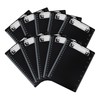Srvnpioy A5 Black Plastic Clipboard with Extendable Hanging Loop for