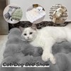 SOMAHE Cat Beds for Indoor Cats Plush Pad Mat with