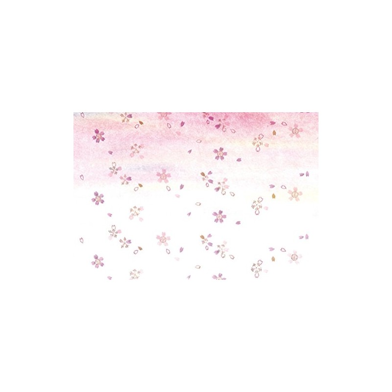 若泉漆器 上質紙マット 尺3寸長手テーブルマット 朧(おぼろ)シリーズ 桜(朧) 100枚入 B-26-14