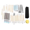 36Pcs Pottery Clay Sculpting Tools Kit Set Ceramic Carving Sculpting