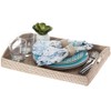KOUBOO 1020043 La Jolla Rattan Rectangular Serving Tray, 18" x
