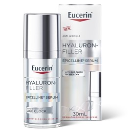 Eucerin Anti Wrinkle Epicelline Hyaluronic Acid Serum for Face, Anti Aging Face Serum for Women Visibly Rejuvenates the Look of Skin, All Skin Types, 30mL Bottle