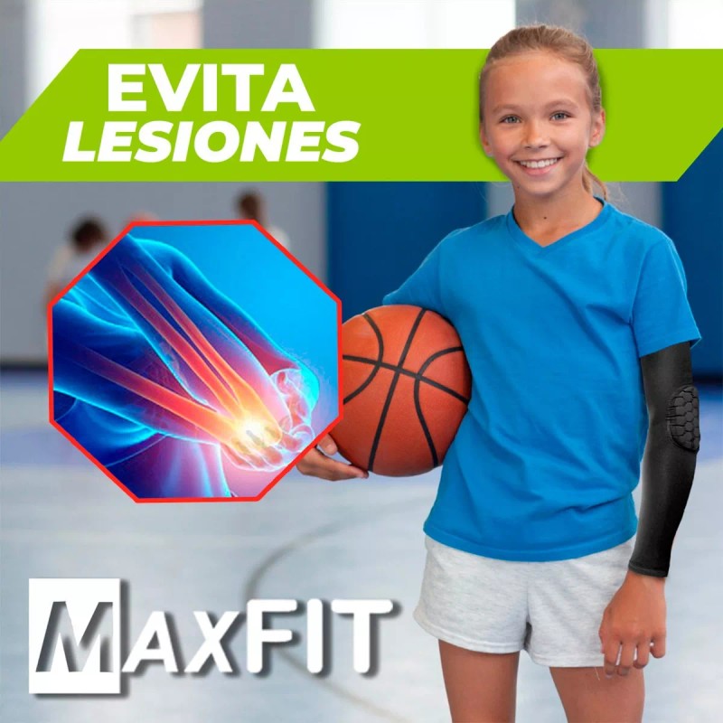 Maxfit Par De Coderas Para Niño Protectoras Deportiva Hxj680 Maxfit