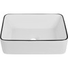DeerValley 19" x 15" Bathroom Sink, Bathroom Vessel Sink Rectangular
