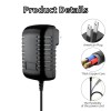 Fullecty AC/DC Adapter For KORG X50 61-Key microX Music Synthesizer