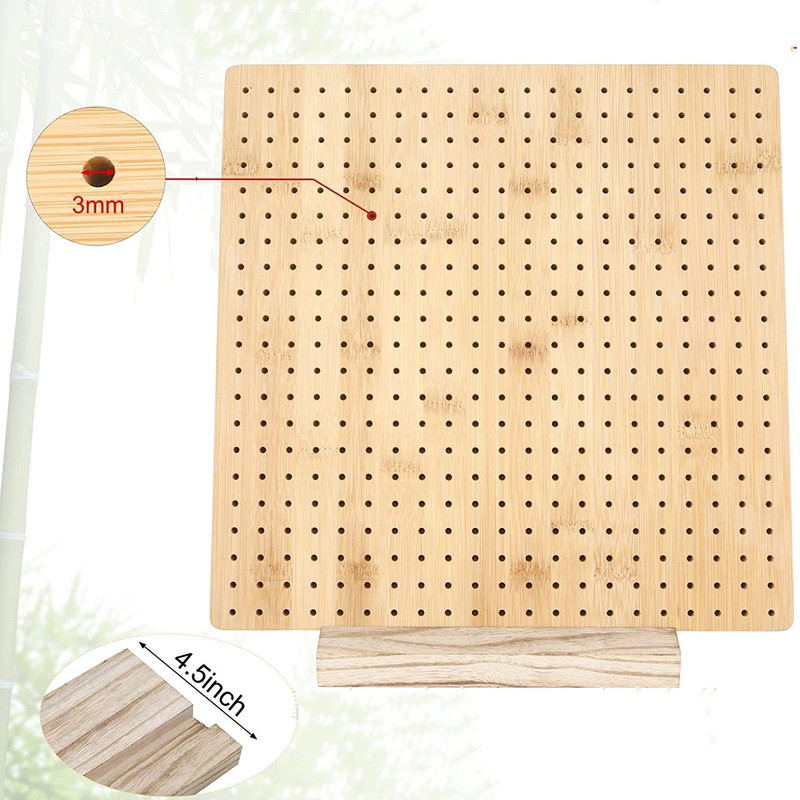 Crochet Blocking Board with 6 Pins 3mm Hole Diameter Tetragonum