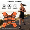 APEXUP Weighted Vest with 5lbs/10lbs/15lbs/20lbs/25lbs/30lbs Weights and Reflective Stripe, Weight