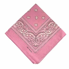 AAMERA mens bandana scarf bandana Face Masks, Paisley Print, Cotton bandana scarf (Baby Pink)