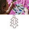 100Pcs Cute Paper Clips Retro Christmas Style Exquisite Color Wide