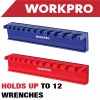 WORKPRO 2-Piece Magnetic Wrench Organizer Wrench Rack Tool Trays SAE&Metric