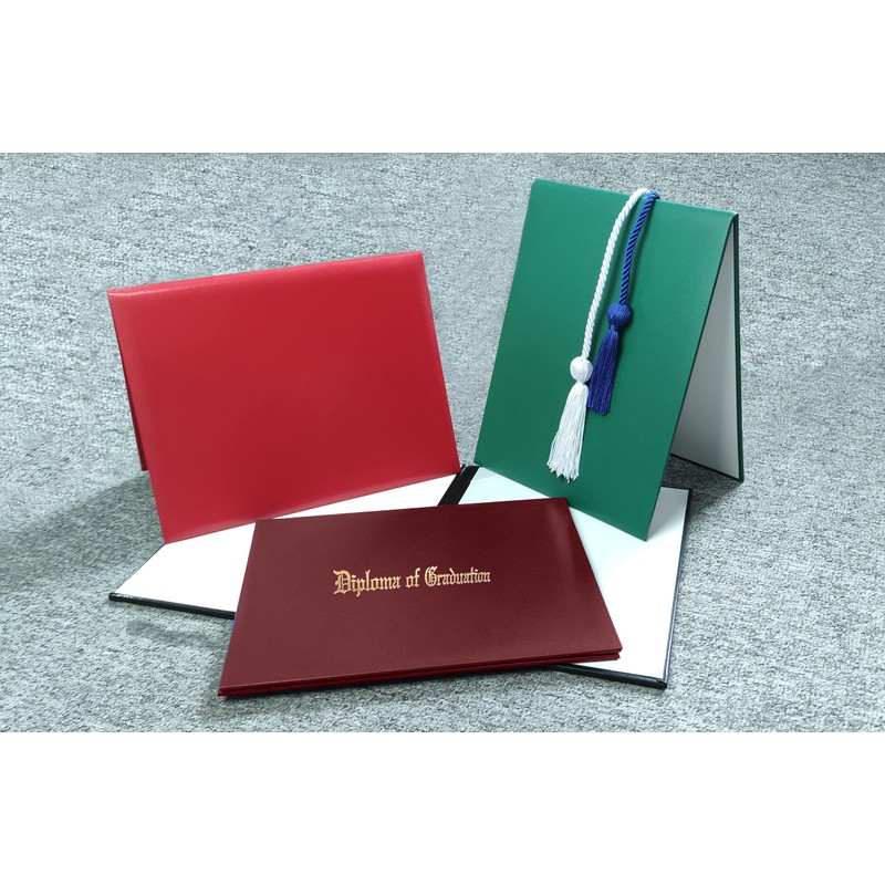 Gradplaza Diploma Cover for Certificate 8.5''x 11'' Imprinted “Diploma of
