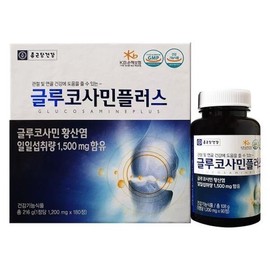Chong Kun Dang Glucosamine Nutritional Supplement 180 Tablets Glucosamine Glucosamine Joint Care / 종근당 글루코사민 영양제 180정 글로코사민 구루코사민 조인트케어
