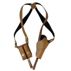 Shoulder Holster Made with Premium Genuine Leather - for Glock 17, 22, 31, Sig Sauer P220, P226, P227, and Full Sized 1911's and Other,Molle Holster Shoulder Holster 1911,Glock 17 Shoulder Holsters