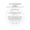 Candle Safety Stickers | 50 Pack | 2.5" Round |