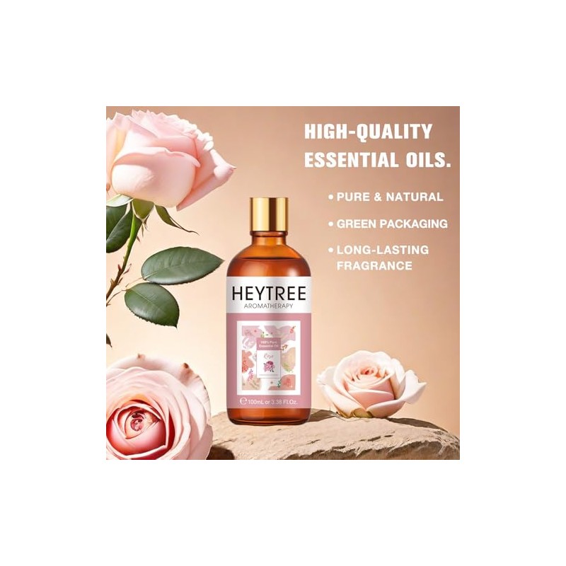 HEYTREE HEYTREE Rose ?therisches ?l 100% Pure Therapeutic Grade Rose