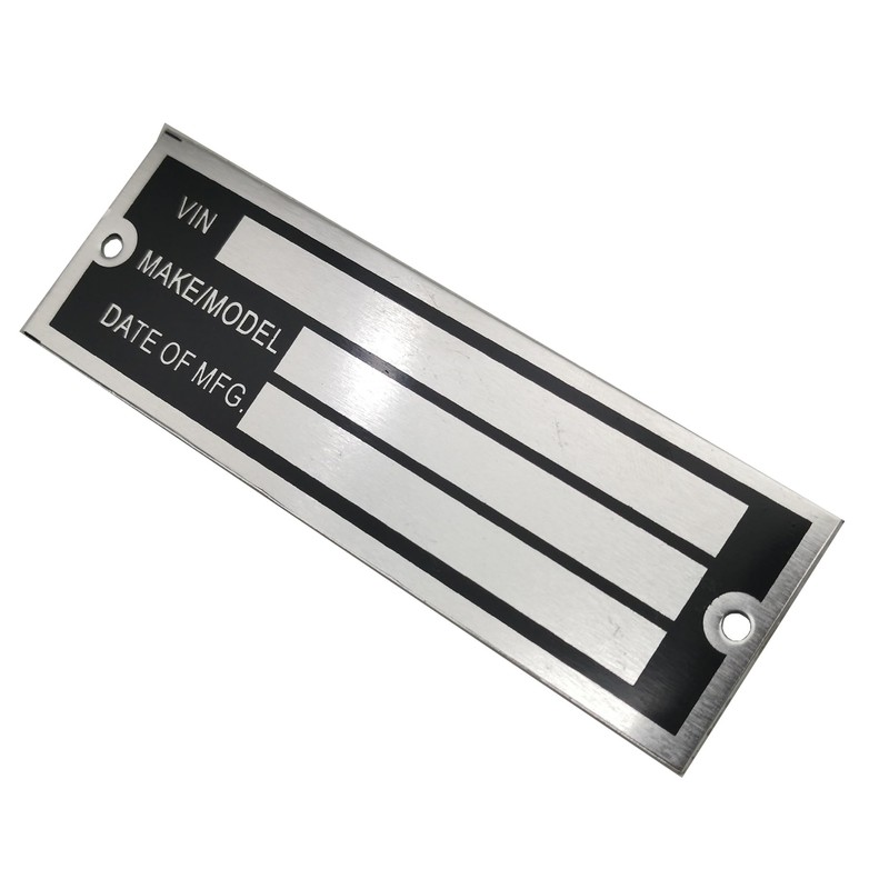 CWZ Blank Serial ID TAG Plate Data CAR Truck HOT