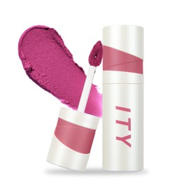 ITY Velvet Matte Finish Lip Stain-Mousse Textured Lip Clay, Pink Shade, Conceals Lip Lines, Rich Pigment Lip Tint Lipsticks, 0.14 oz (4g) in Orchid