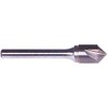KEO 55744 Solid Carbide Single-End Countersink, TiALN Coated, 3 Flutes,