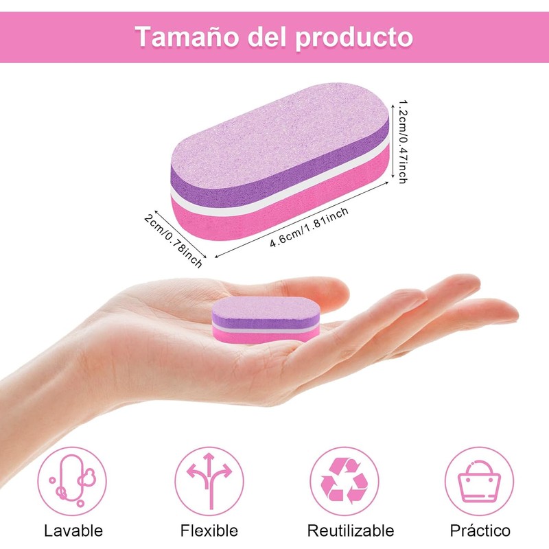 Diesisa 40 Limas para uñas de doble cara grano 100/180
