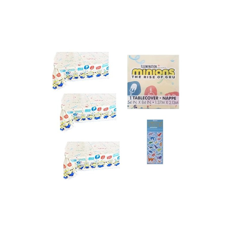 Unique Despicable Me Birthday Party Supplies Bundle Pack includes Plastic