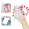 Acrylic Photo Card Holder with Crystal Charm, 2 Pieces Acrylic