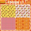 Pineraap 12 Sheets Hot Dog Wrapping Paper, Funny Gift Wrap