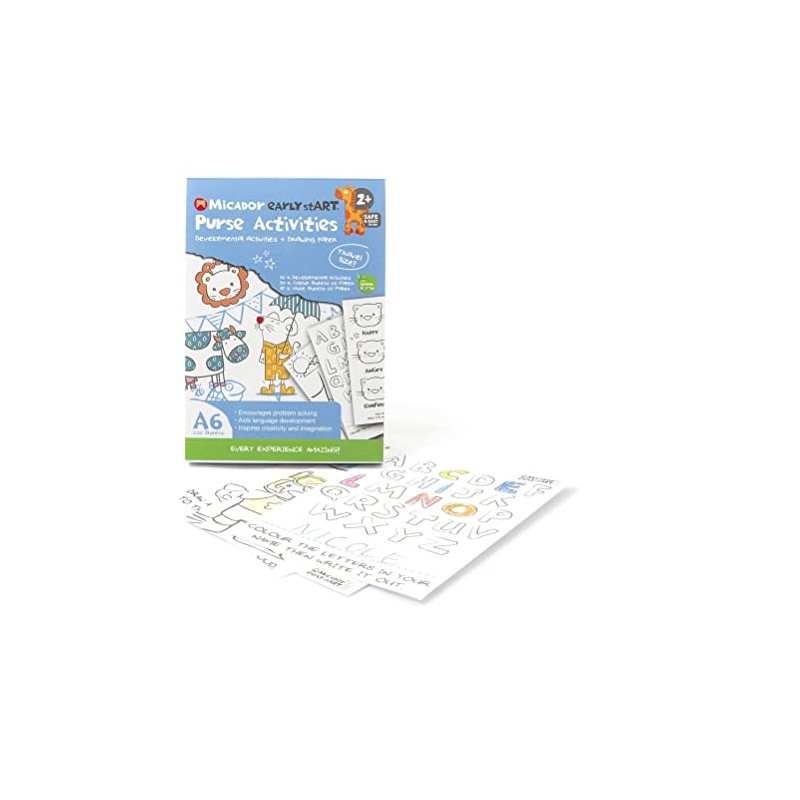 Micador Early Start Purse Activities Pad, 32-Activity Pack